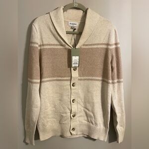 Goodfellow & Co Men's Beige and Light Brown Cardigan